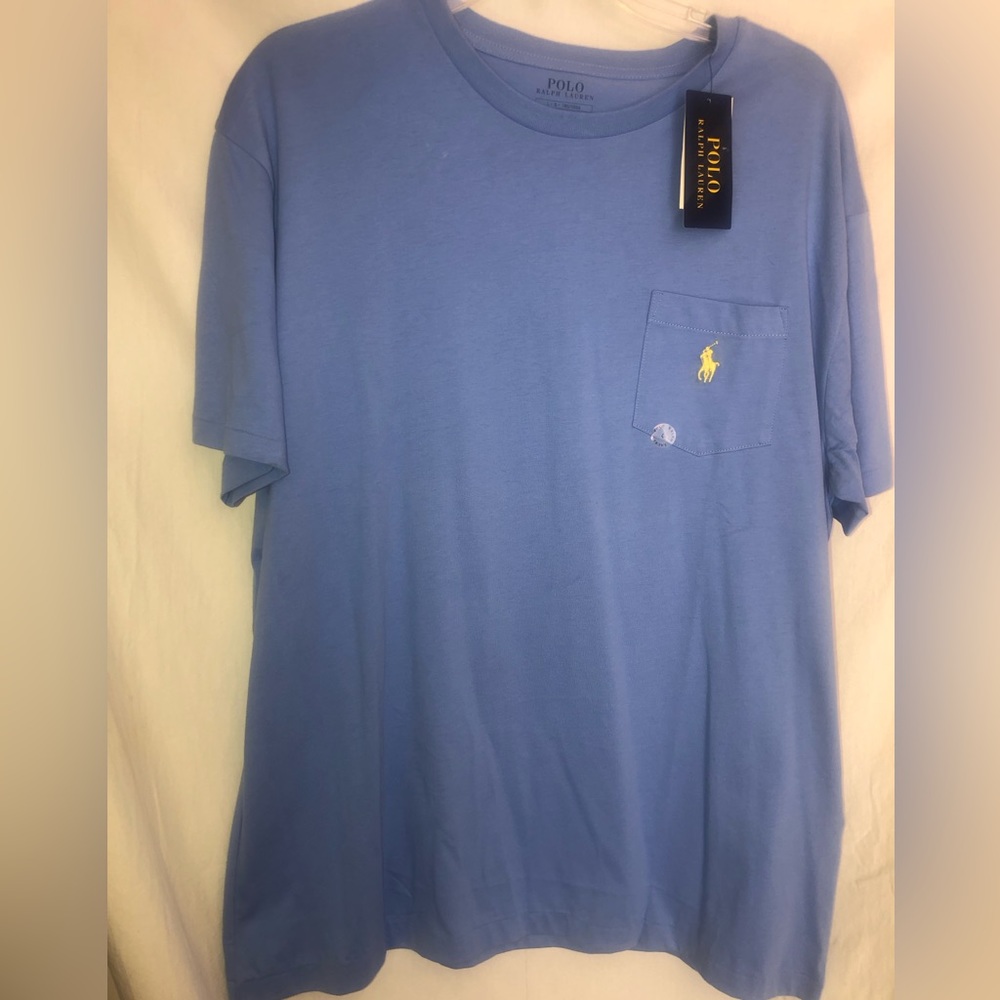 Blue polo tshirt